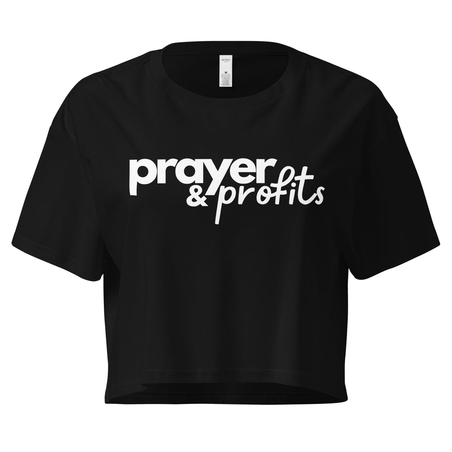 Prayer & Profits Women's Crop Top