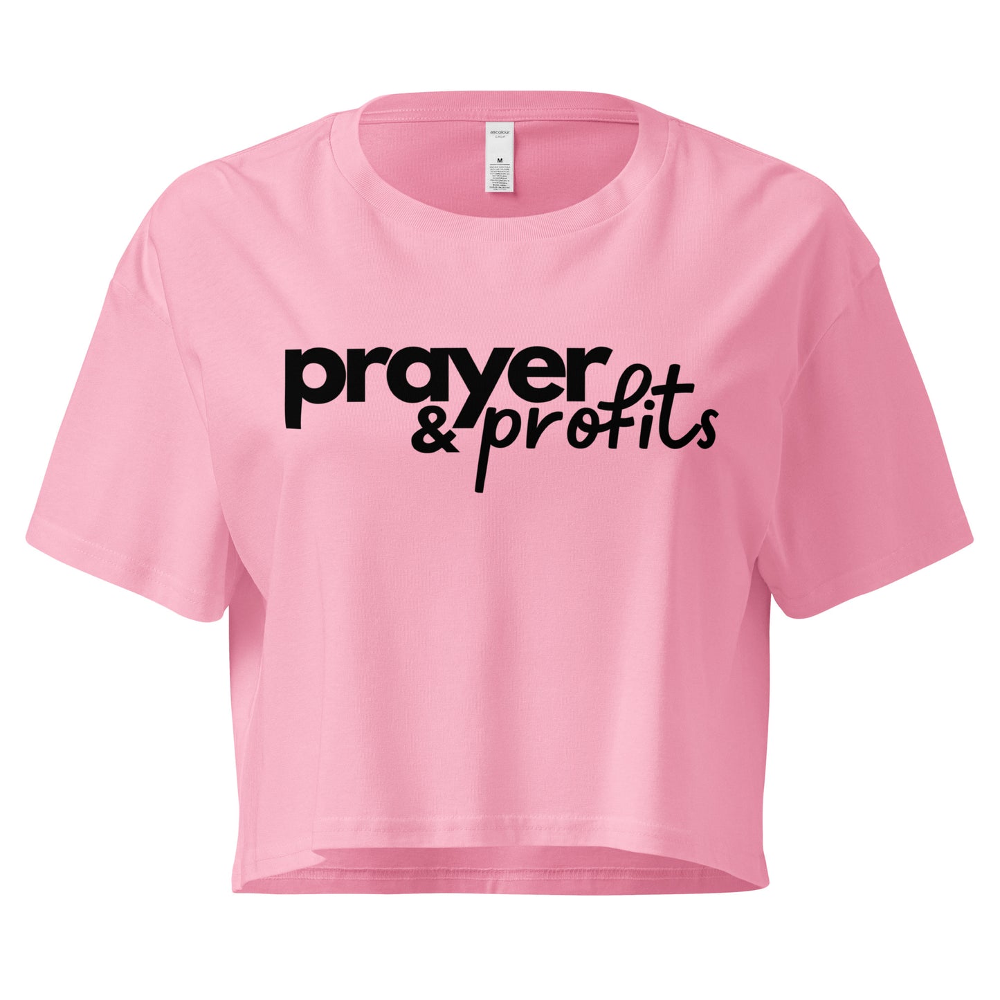 Prayer & Profits Women's Crop Top