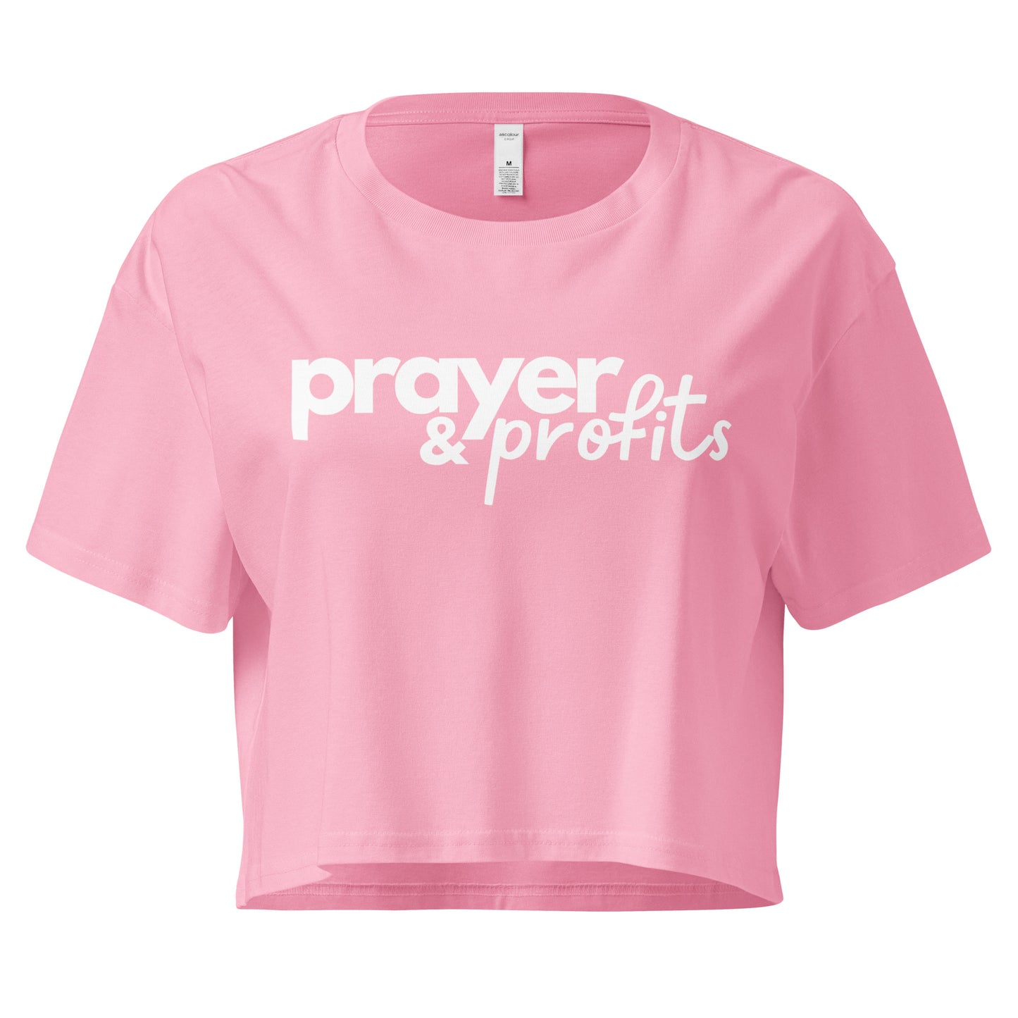 Prayer & Profits Women's Crop Top