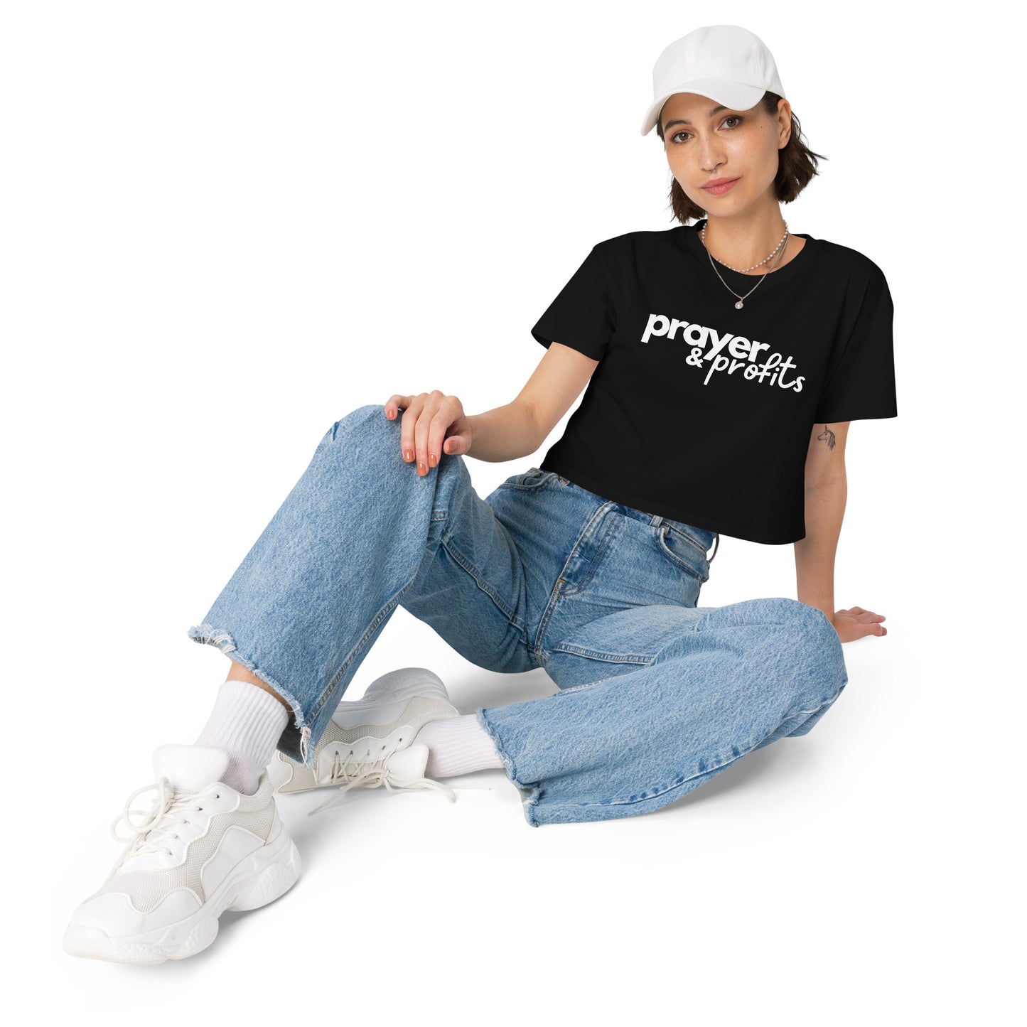Prayer & Profits Women's Crop Top