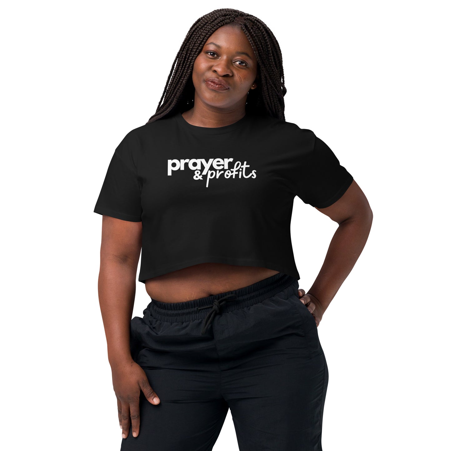 Prayer & Profits Women's Crop Top