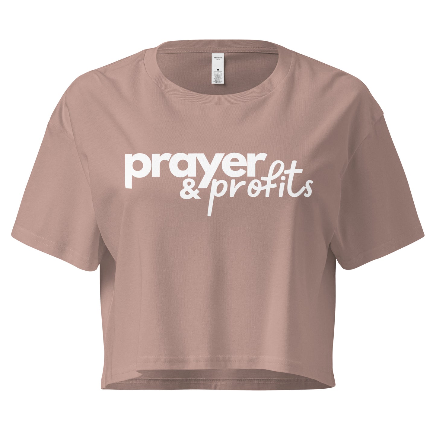 Prayer & Profits Women's Crop Top