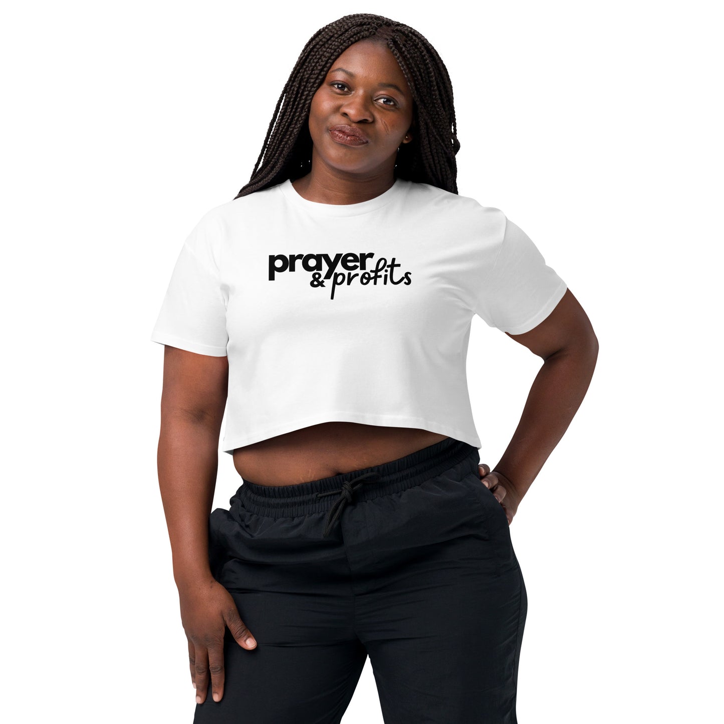 Prayer & Profits Women's Crop Top